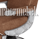 Кресло мужское барбер Челленджер, цвет коричневый